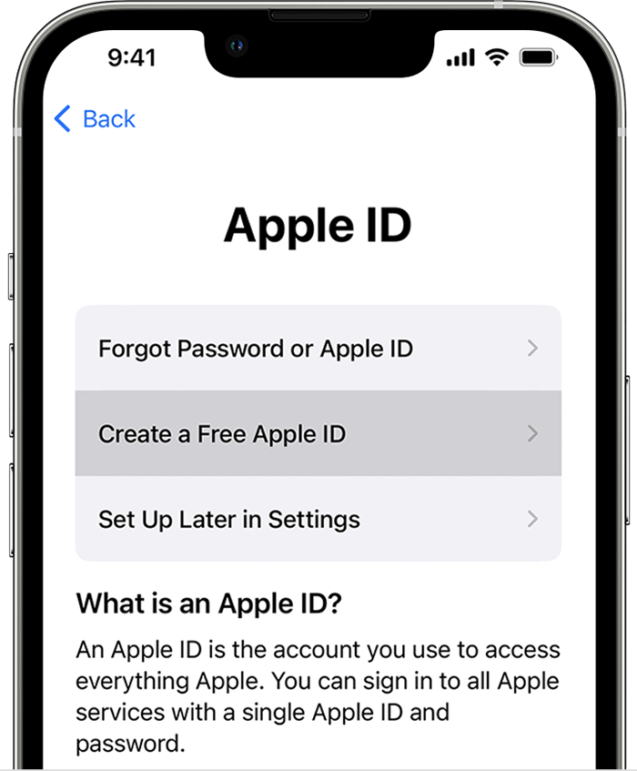 how to create apple id free 2024