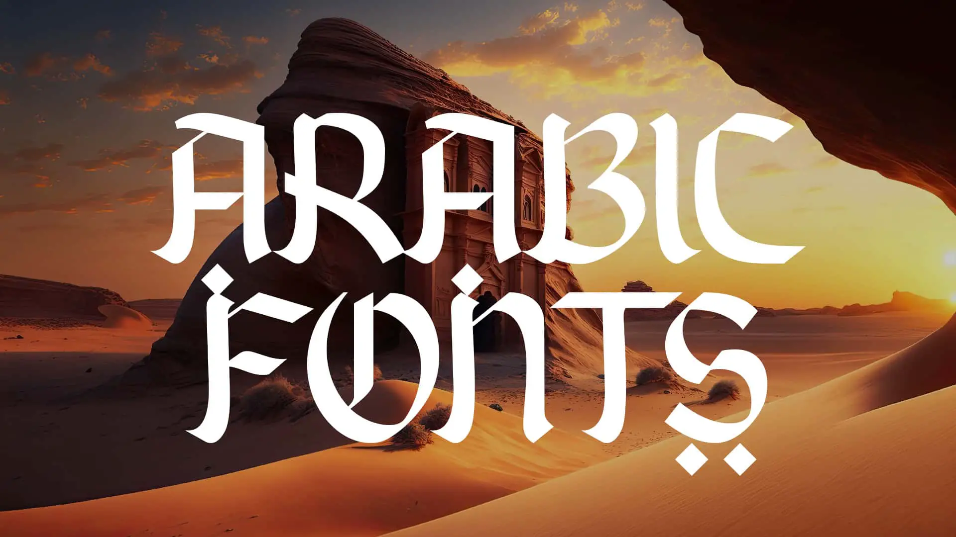 Best Arabic font design for iPhone