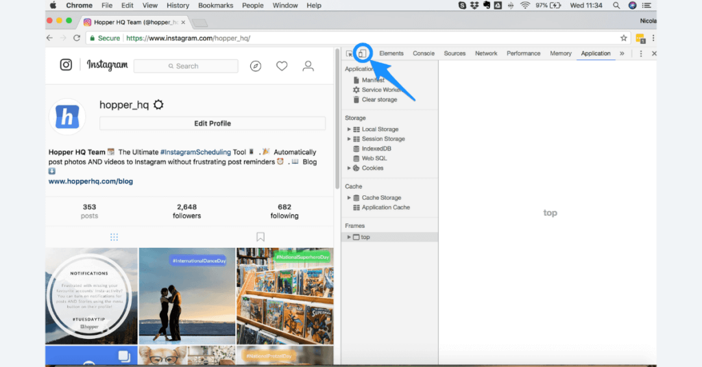 How to upload photos to Instagram from a computer