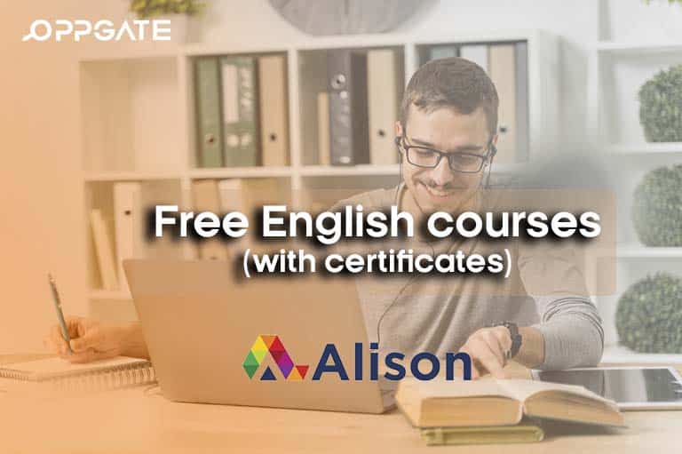The best resources for free English courses with certificates