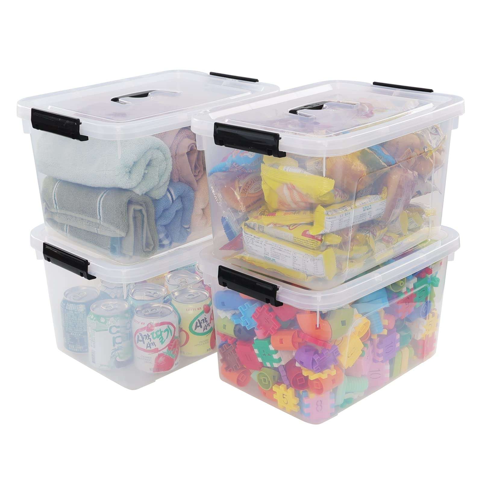 clear storage boxes