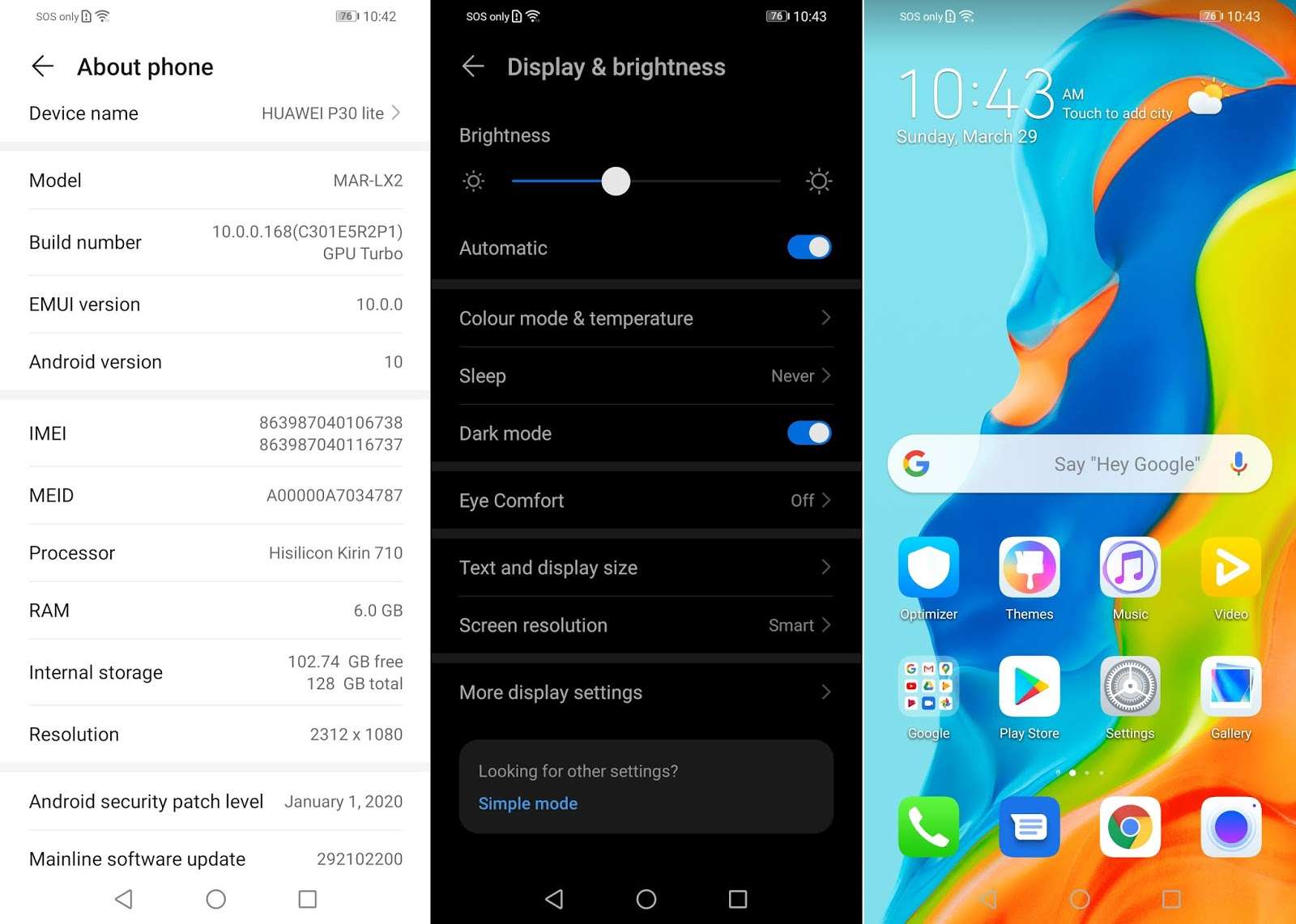 how to change font style in huawei p10 lite