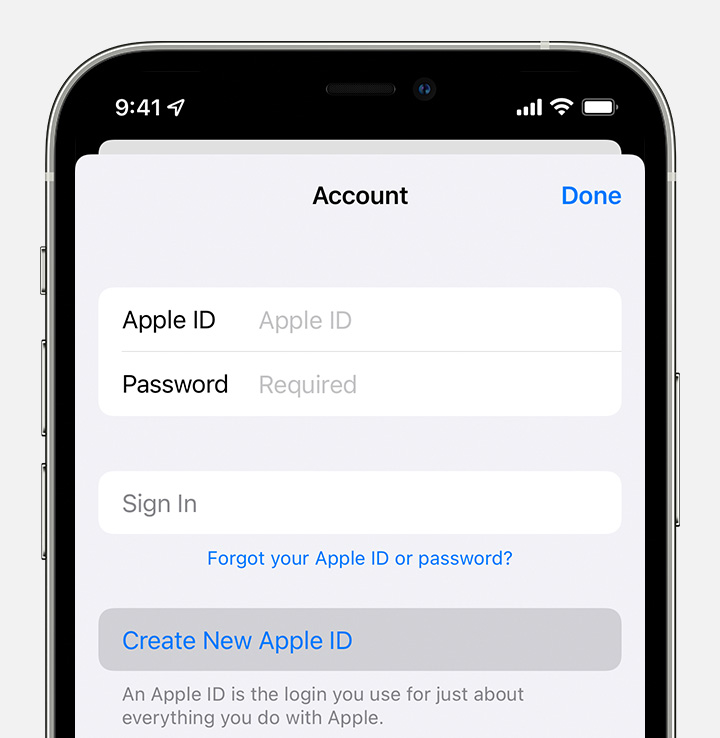 إنشاء حساب أبل Apple ID مجانا